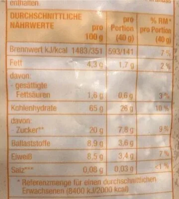 undefined, Kölln Mühlenklassiker mit vielen sonnigen Früchten 750G