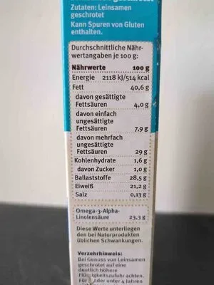 undefined, Schapfenmühle Leinsamen geschrotet 200G