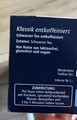 undefined, Meßmer Tee Klassik entkoffeiniert 25ST 43,8G