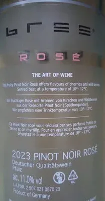 undefined, Bree Pinot Noir Rose halbtrocken 0,75L