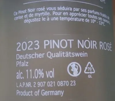 undefined, Bree Pinot Noir Rose halbtrocken 0,75L
