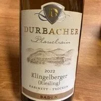 undefined, Durbacher Plauelrain Klingelberger Riesling Kabinett trocken 0,75L