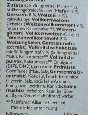 undefined, Corny Free Schoko Riegel 6ST 120G