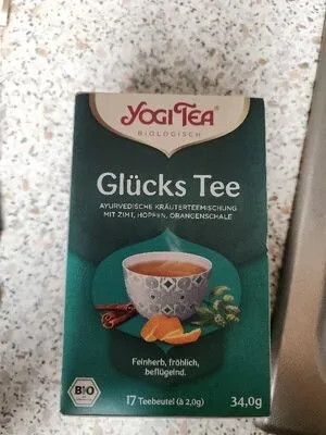 YOGI TEA GmbH, YOGI TEA Glückstee Bio Filterbeutel 17X1.8 g Filterbeutel