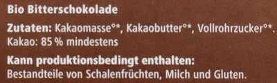 undefined, GEPA Bio Schokolade Edelbitter 85% 100G