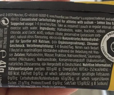 PowerBar, PowerBar PowerGel Original