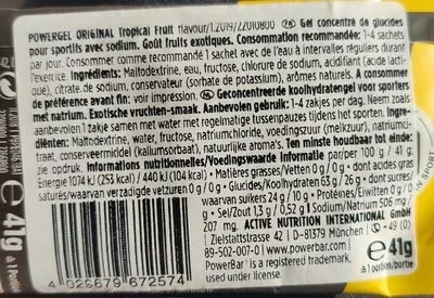 PowerBar, PowerBar PowerGel Original