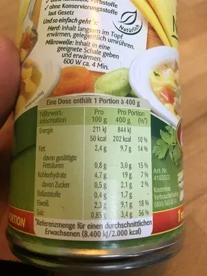 undefined, Erasco Hühner Nudel-Topf 400G