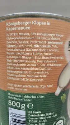 undefined, Erasco Königsberger Klopse 800G