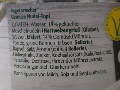 undefined, Erasco Vegetarischer Gemüse Nudel-Topf 800G