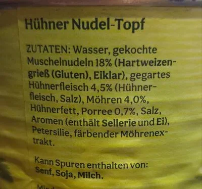 undefined, Erasco Hühner Nudel-Topf 800G