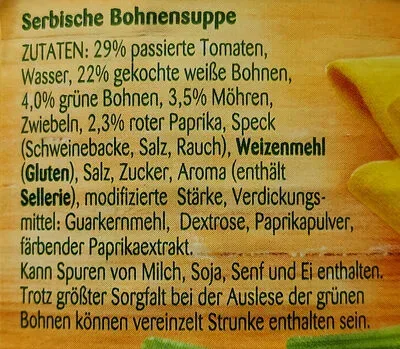 undefined, Erasco Serbische Bohnensuppe 750ML