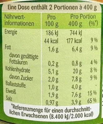 undefined, Erasco Grüne Bohnen-Eintopf 800G