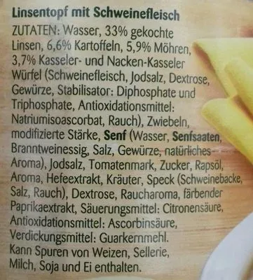 undefined, Erasco Linsentopf mit Schweinefleisch 800G
