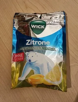Dallmann's Pharma Candy GmbH, WICK Hustenbonbons ZITRONE& NATÜRLICHES MENTHOL ohne Zucker 72 g Bonbons