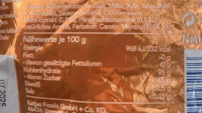 Dallmann's Pharma Candy GmbH, WICK IceTea Pfirsich 72 g Bonbons
