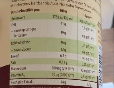 Dr. Jacob's Medical GmbH, ReiChi Cafe Reishi-Pilz Espresso Kaffee Kokos vegan