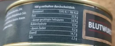 undefined, Pfälzer Spezialitäten Blutwurst 200G