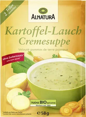 undefined, Alnatura Bio Kartoffel-Lauch Cremesuppe 58G