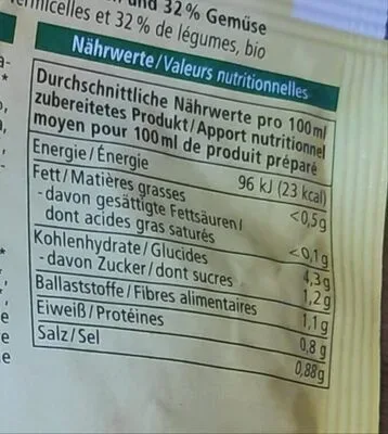 undefined, Alnatura Bio Gemüse-Nudel Suppe 40G