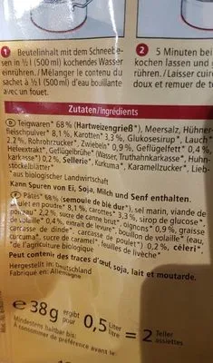 undefined, Alnatura Bio Hühner-Nudel-Suppe 38G