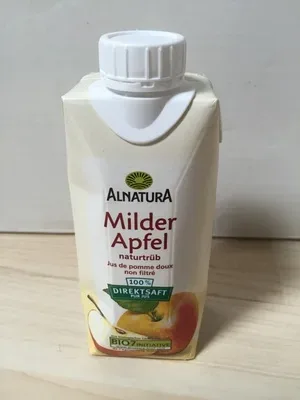 undefined, Bio Alnatura Milder Apfelsaft naturtrüb 0,33l