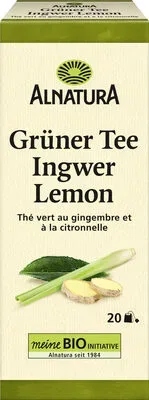 undefined, Alnatura Bio Grüner Tee Ingwer Lemon 20ST 30G