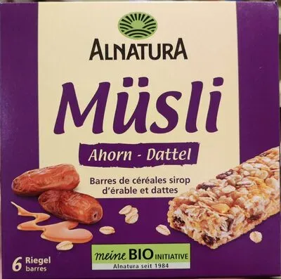 undefined, Alnatura Bio Müsli-Riegel Ahorn-Dattel 6ST 150G