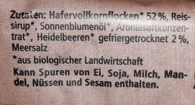 undefined, Alnatura Bio Hafer-Riegel Heidelbeere 60G
