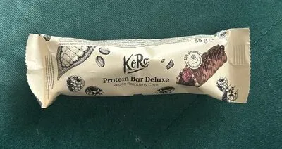 undefined, KoRo Protein Bar Deluxe Vegan Raspberry Choc 55G