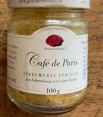 Gourmet Berner, Gourmet Berner Café de Paris Dip Gewürzmischung für Créme Fraîche 100g