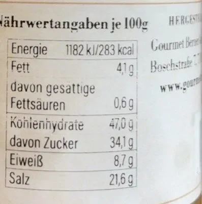 Gourmet Berner, Gourmet Berner Café de Paris Dip Gewürzmischung für Créme Fraîche 100g