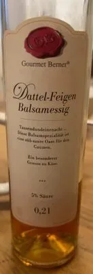 Gourmet Berner, Gourmet Berner Dattel Feigen Balsamessig 0,2 l