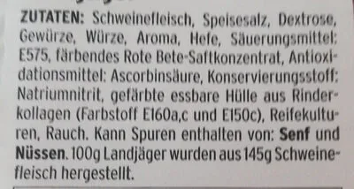 undefined, Schwarzwaldhof Landjäger 160G