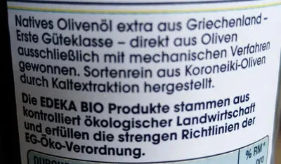 undefined, EDEKA Bio Natives Olivenöl Extra aus Griechenland 500ML