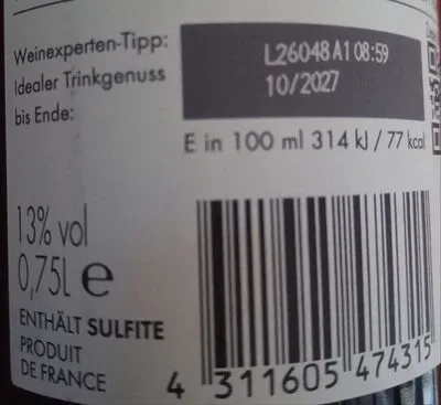 undefined, Les Arômes de France Cabernet Sauvignon Rotwein trocken 0,75L