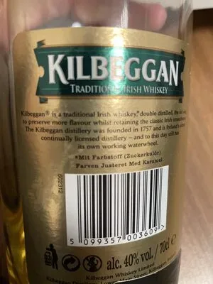 undefined, Kilbeggan Blended Irish Whiskey 40% 0,7L