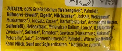 undefined, Maggi Guten Appetit Grießklößchen Suppe ergibt 1L