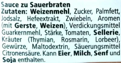undefined, Maggi Sauce zu Sauerbraten ergibt 2x 250ML