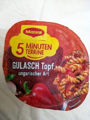 undefined, Maggi 5 Minuten Terrine Gulaschtopf Ungarische Art 57G