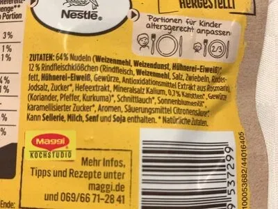 undefined, Maggi Guten Appetit Fleischklößchen Suppe ergibt 750ML