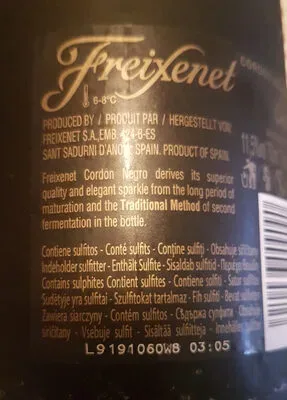 undefined, Freixenet Cordon Negro Brut 11,5% 0,75L