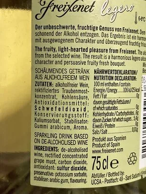 undefined, Freixenet 0,0% Alkoholfrei 0,75L