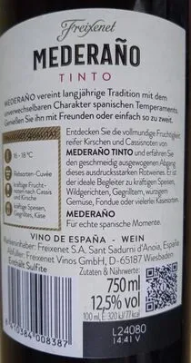 undefined, Freixenet Mederano Tinto Rotwein halbtrocken 0,75L