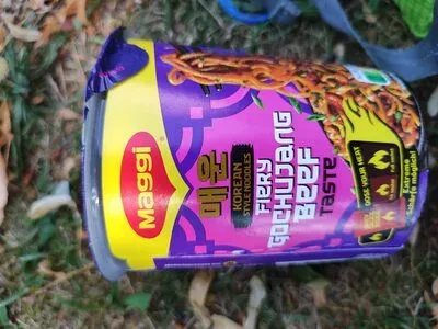 undefined, Maggi Korean Style Noodles Fiery Gochujang Beef 78G