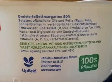 undefined, Rama Original 60% Fett 400G