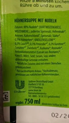 undefined, Knorr Suppenliebe Huhn Nudeltopf für 0,75l 69g 750