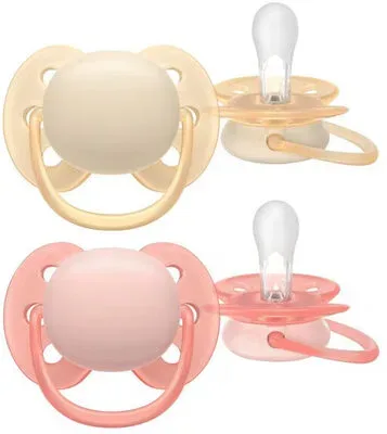 PHILIPS AVENT, 2er-Pack Schnuller ultra soft, 0-6M