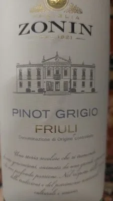 undefined, Zonin Pinot Grigio DOC Weißwein 0,75L
