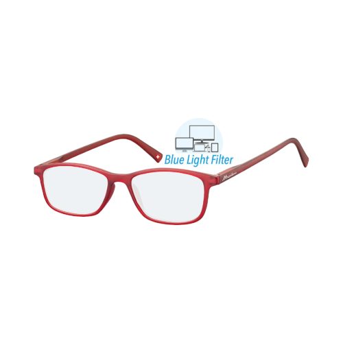 Montana Eyewear, Montana Eyewear Computer Lesebrille Manui red Blf51b | Lesebrillen